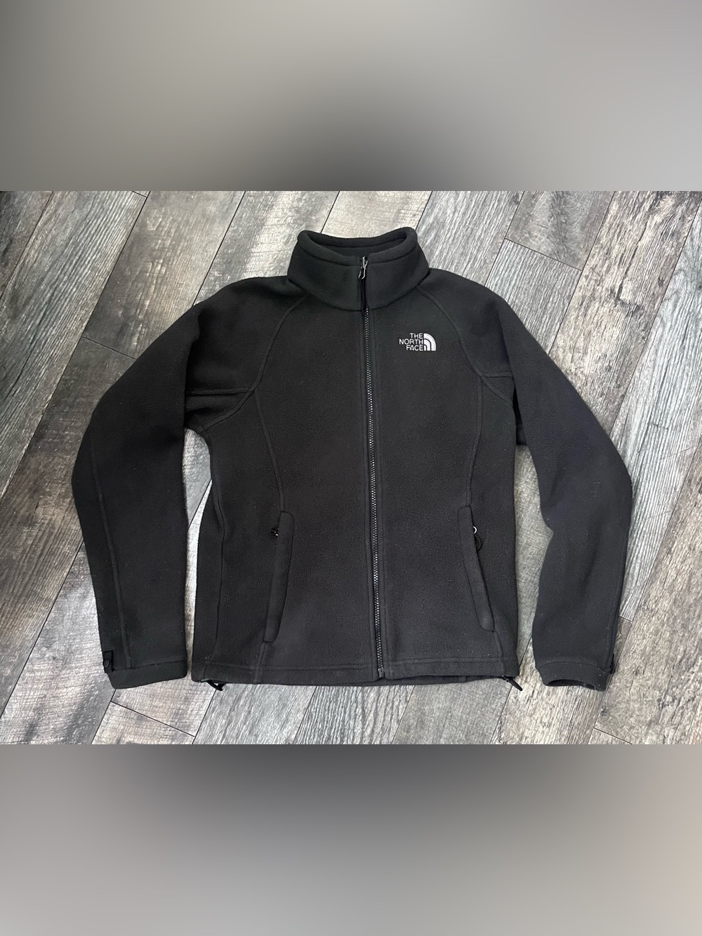 The North Face TKA Glacier Full Zip Black Fleece Jacket Women's Size Small